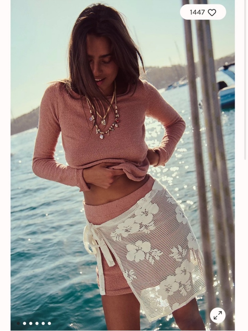 Free people - Forever Yours Crochet Sarong